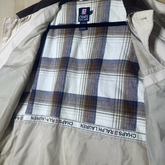 Ralph Lauren Chaps Barn Coat Beige Size Large - Picture 9 of 13